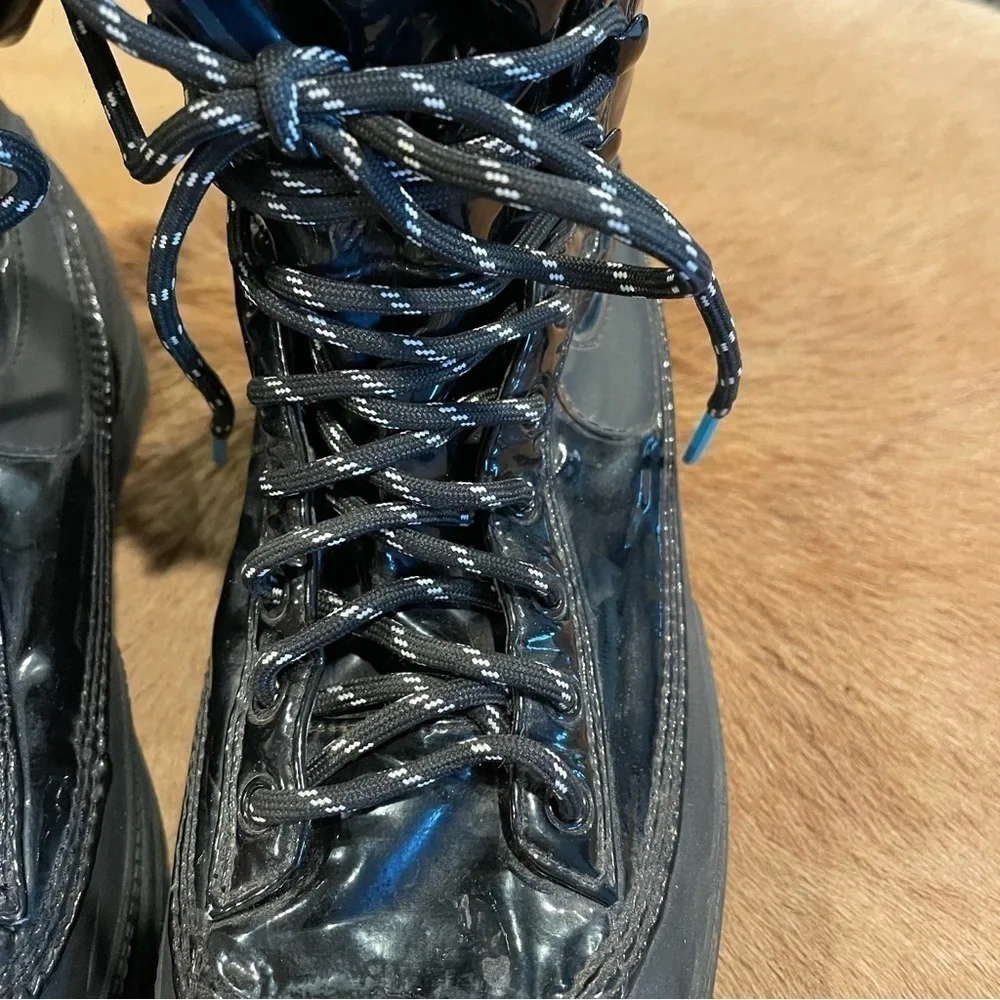 Nike Storm Warrior Hi Boots 6M Black Patent Leather
